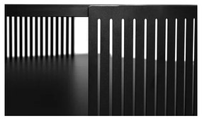 Măsuță de cafea FIKOLI 40x75 cm negru/stejar auriu