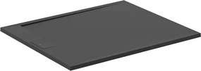Cadita de dus dreptunghiulara Ideal Standard i.life Ultra Flat S negru intens 120x100 cm