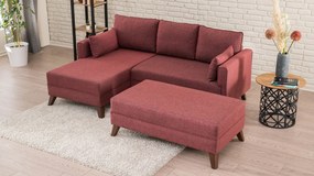 Canapea extensibilă Bellina (bordo) (S). 1063025