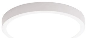 Plafoniera LED design slim LERO D-23cm alba