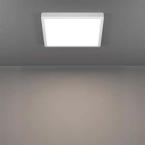 Eglo 901379 - Plafonieră LED RGBW FUEVA-Z, dimabilă, cu sticlă fumurie, LED 13,5 W, 230 V, 29,5 cm, IP44, alb