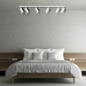 Spot de baie LED RGBW dimmabil TURYN 6xGU10/6,5W/230V IP44 alb