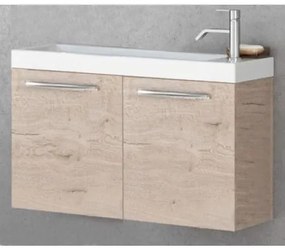 Set mobilier baie (masca si lavoar) Kolpa San Kiki 61x30xH51 cm, bej (craftwood)