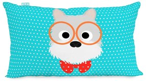 Față de pernă din bumbac cu 2 fețe Mr. Fox Dogs 50 x 30 cm