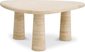 Masuta realizata manual din travertin Larino L