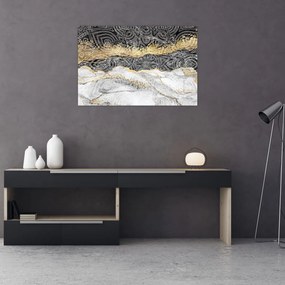 Tablou - Mandala în marmură (90x60 cm)