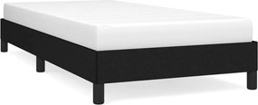 vidaXL Cadru pat fără saltea țesătură neagră 90x200 cm