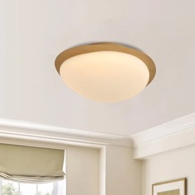 Brilagi - Plafonieră VISBY WOOD LED, 18 W, 230 V, Ø 38 cm, maro