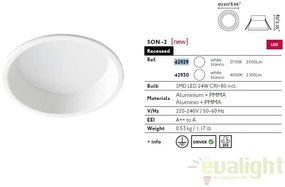 SPOT LED INCASTRABIL MODERN SON-2 24W 42929