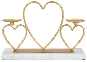 Sfeșnic Mauro Ferretti, auriu-alb