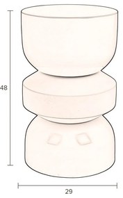 Măsuță auxiliară rotundă ø 29 cm Apollo – Dutchbone