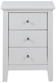 Noptieră LARA alb