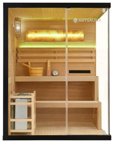 Vnútorná sauna Vantaa 150 so soľnými kameňmi