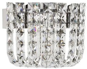 Aplica de perete LED crom, cristale sticla CELYSIA