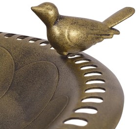 Adăpătoare din plastic pentru păsări, culoare bronz