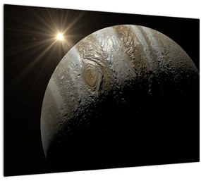 Tablou cu planetă în cosmos (70x50 cm), în 40 de alte dimensiuni noi