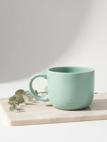 Cana cafea, Artizan Mineral Azur, glazura lucioasa, 400ml