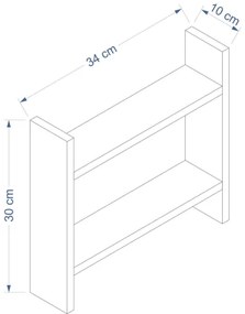Poliță KOREN din pin