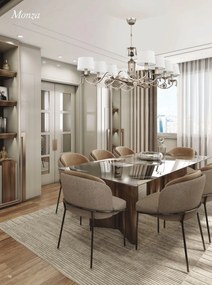 Lustra eleganta design clasic cristal Asfour Monza