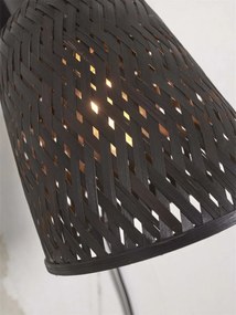 Aplica de perete eco din bambus Java bl/15x17, black
