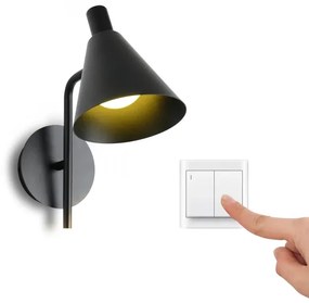 Lampă LED de perete Brilagi LUCERA LED/3W/230V negru
