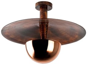 Lustră arămie cu abajur din metal ø 48 cm Kurt – Opviq lights