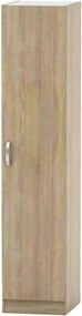 Dulap BETTY 2 BE02-006-00, stejar sonoma, DTD laminat, cu o usa, 45x57