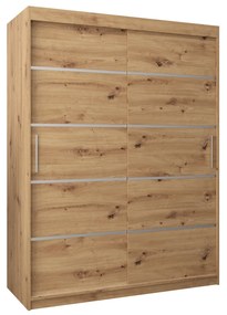 Dulap de haine 150 cm Verika 1 150 (stejar artisan). 1063700