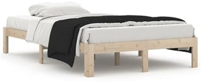 810360 vidaXL Cadru de pat, 120x200 cm, lemn masiv de pin