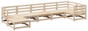 3299541 vidaXL Set canapea de grădină, 7 piese, lemn masiv de pin