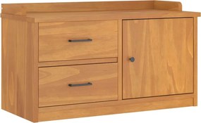 vidaXL Bancă pentru hol „SANDNES” 87x40x50 cm din lemn masiv de pin