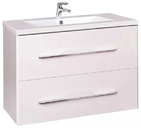 Mobilier de baie inferior Nina 80 cu lavoar