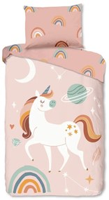 Lenjerie de pat pentru copii din flanelă pentru pat de o persoană 140x200 cm Unidance – Good Morning