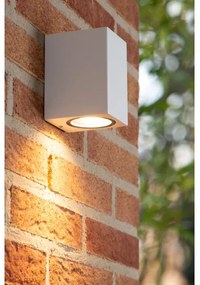 Aplică de exterior ZARO 1xGU10/35W/230V IP44 alb Lucide 69800/01/31
