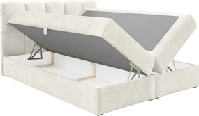 Pat boxspring, 160x200, crem, NEGRY