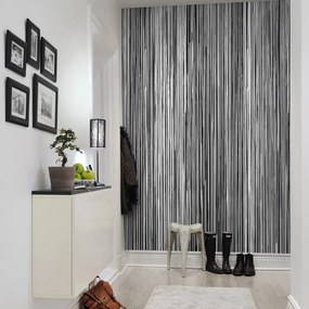 Fototapet, Colour Stream, Black, Rebel Walls