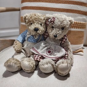 Urs de plus Alexine, maro, 30 cm