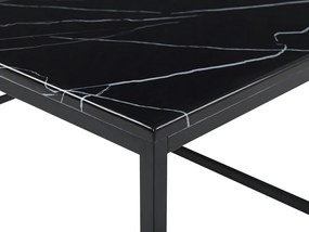 Masă de cafea DELAND (MDF) (negru cu efect marmură). 1018602