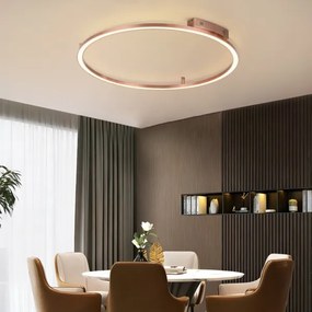Immax NEO 07325-120C-LED Plafonieră dimabilă FINO 72W/230V 120 cm Tuya roz auriu, cu telecomandă