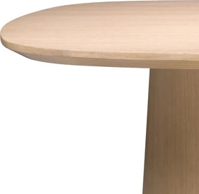 Masa design LUX Motto furnir stejar, 130x130cm