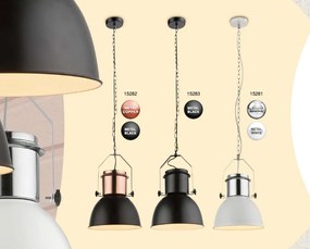 Pendul design Industrial Style Kutum negru 15283 GL