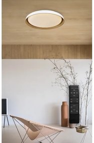 Plafonieră LED dimabilă Top Light SATELLITE LED/48W/230V 3000-6500K alb/maro + telecomandă