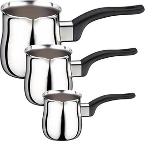 Set de ibricuri HausRoland GS-01155-3PC, 3 buc, 0,200/0,400/0,600 l, Otel inoxidabil