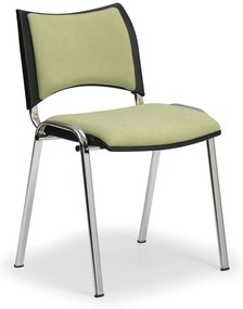 Scaun de conferinta SMART - picioare cromate, verde