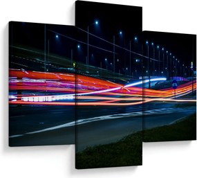 Tabloul orașului nocturn (90x60 cm)
