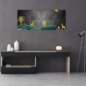 Tablou - Munții (120x50 cm)