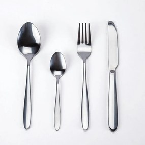 decoDoma Set tacâmuri din oțel inoxidabil SILVER 24 buc