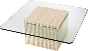 Masuta LUX realizata manual din travertin Brindisi