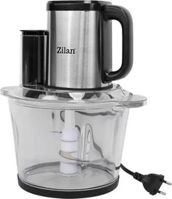 Tocator legume-fructe Zilan ZLN2767 digital multifunctional, Vas sticla capacitate 3L, 4 functii presetate, Lame din titan, Putere 500W