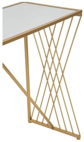 Masă consolă aurie 40x120 cm Easy – Mauro Ferretti